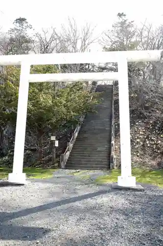 厚岸神社の鳥居