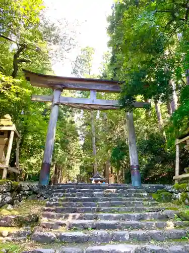 平泉寺白山神社の鳥居