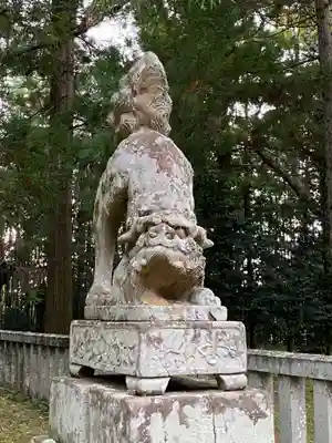 倭文神社の狛犬