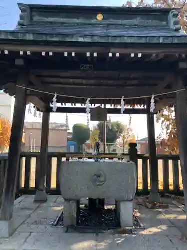 健田須賀神社の手水舎