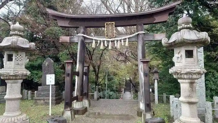 下総国三山 二宮神社の鳥居
