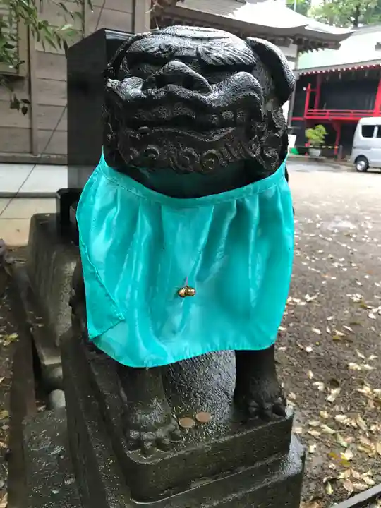 下総国三山 二宮神社の狛犬