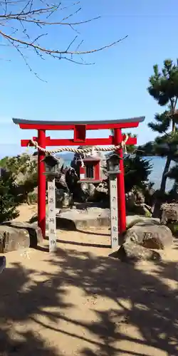 藤ヶ崎龍神社の鳥居