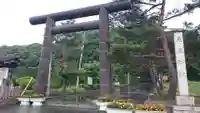 義經神社の鳥居