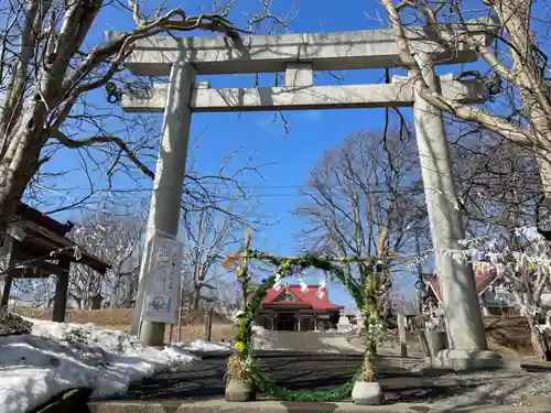 釧路一之宮 厳島神社の鳥居