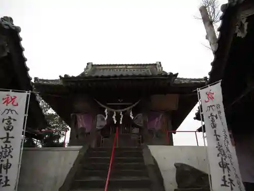 富士嶽神社の本殿・本堂