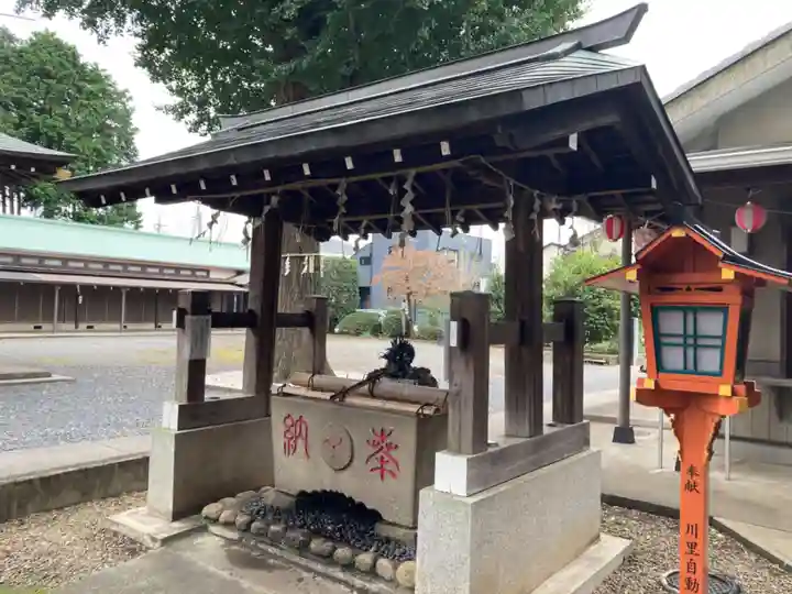 武蔵野神社の手水舎