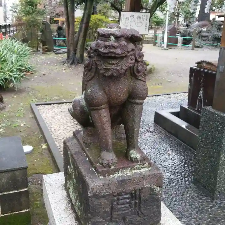 鮫州八幡神社の狛犬