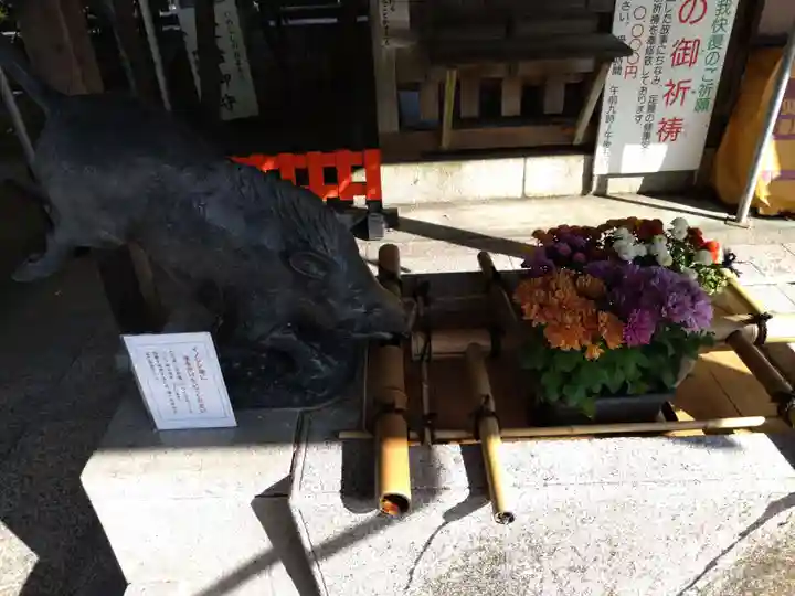 護王神社の手水舎