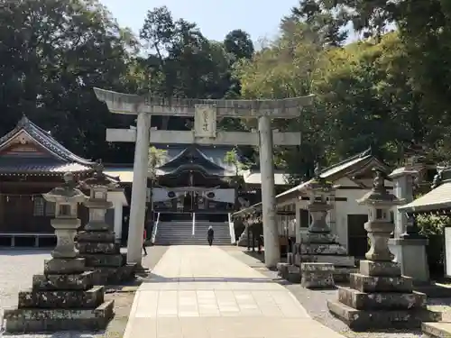 西寒多神社の鳥居