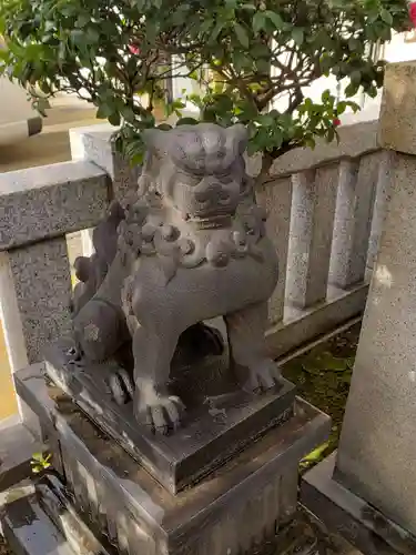 佃住吉神社晴海分社の狛犬