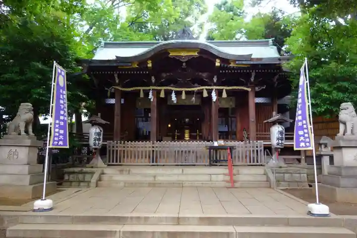 中目黒八幡神社の本殿・本堂