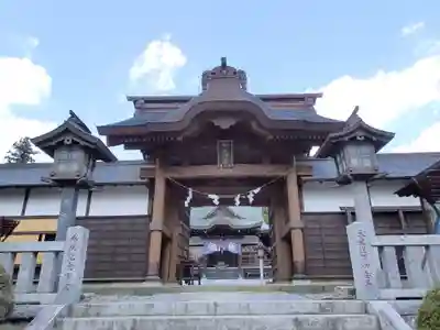 常陸二ノ宮　静神社の山門・神門