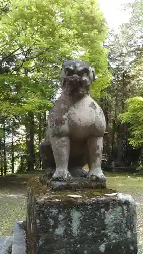 小森神社の狛犬