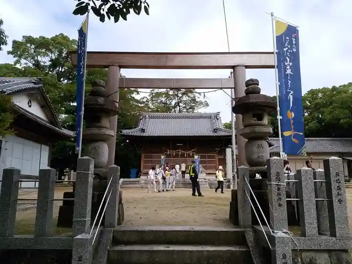 八幡神社(岩滑八幡社)の鳥居