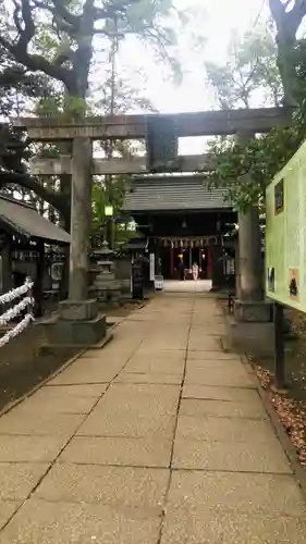 赤坂氷川神社の鳥居