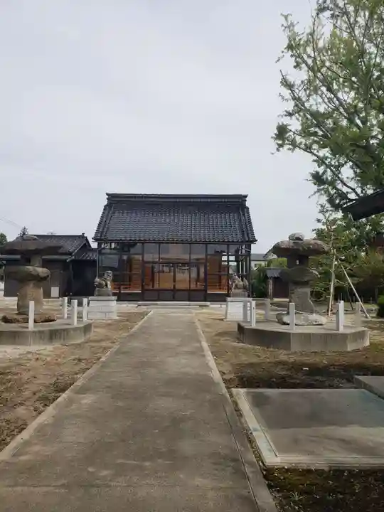 島八幡社の本殿・本堂