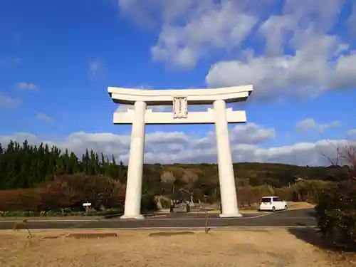 白沙八幡神社の鳥居