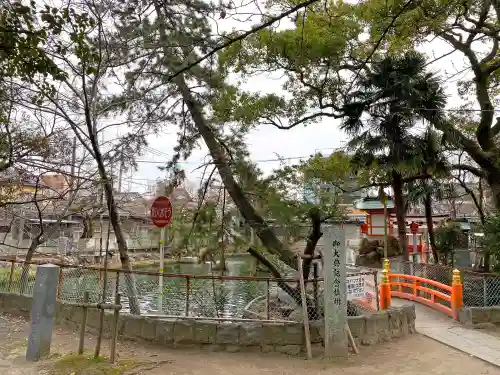 真清田神社の庭園