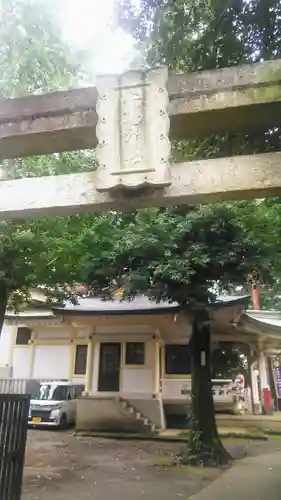 天沼八幡神社の鳥居