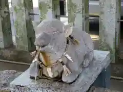 羊神社の狛犬