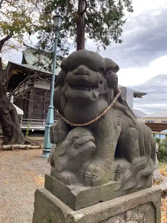 篠原八幡神社の狛犬