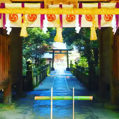 大水上神社の鳥居