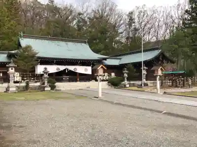 山梨縣護國神社の本殿・本堂