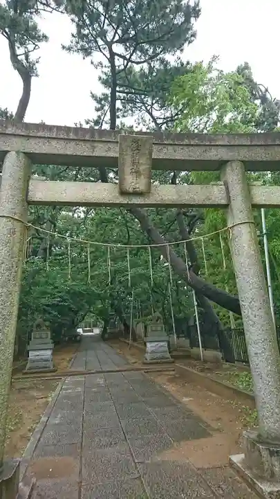 山野浅間神社の鳥居