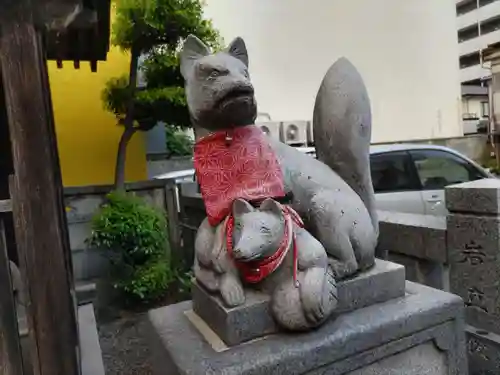 櫻株稲荷神社(水戸屋稲荷)の狛犬