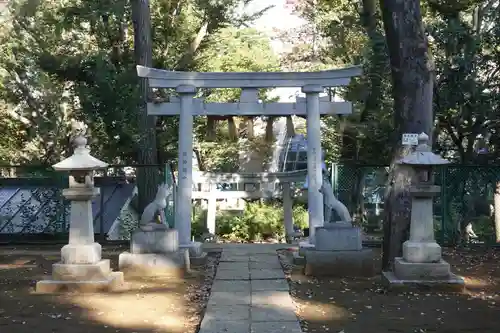 桜川御嶽神社（上板橋御嶽神社）の鳥居