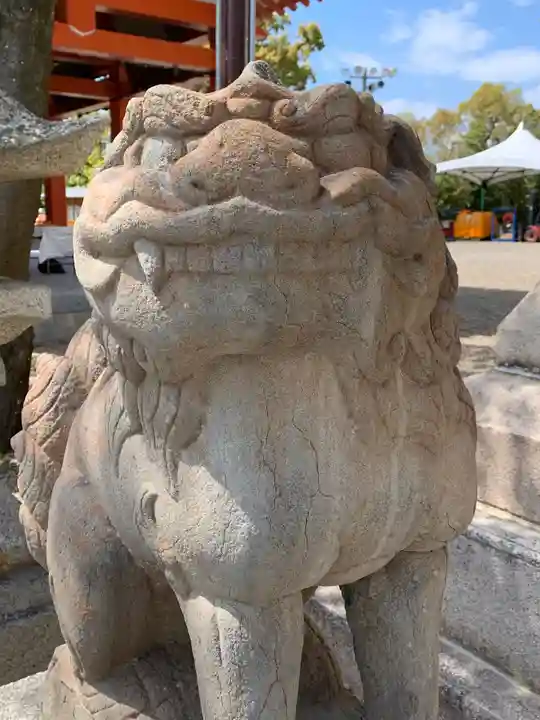 百舌鳥八幡宮の狛犬