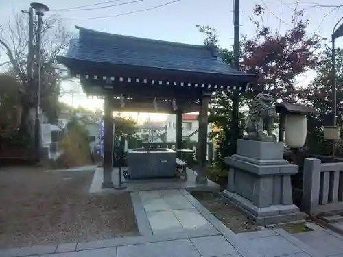 毛谷黒龍神社の手水舎