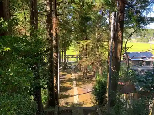 八幡神社の景色