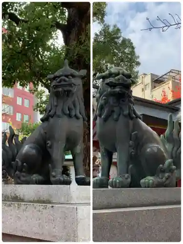 御霊神社の狛犬