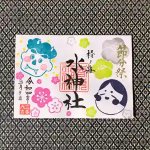 椿ノ海 水神社の御朱印(2022年01月25日(火) 22時15分32秒投稿)