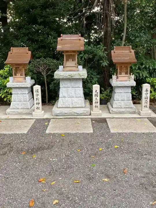 所澤神明社の末社・摂社