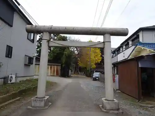 岩槻愛宕神社の鳥居