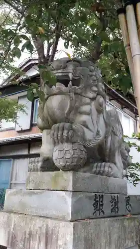 冨士御室浅間神社の狛犬