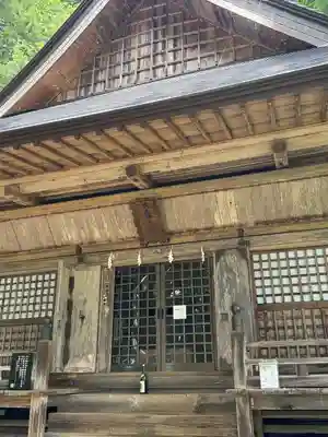 戸隠神社火之御子社の本殿・本堂