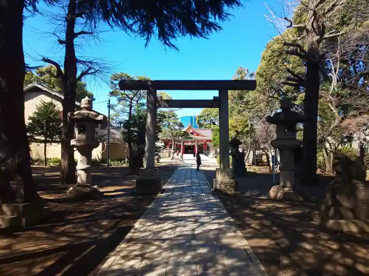 品川神社の鳥居