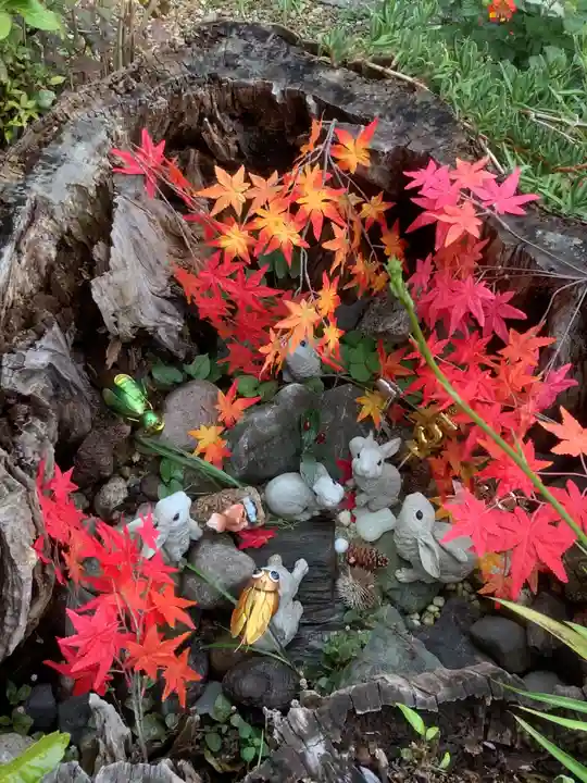 三輪神社の庭園