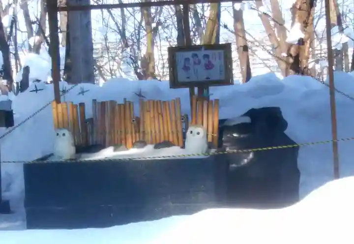 上川神社の手水舎