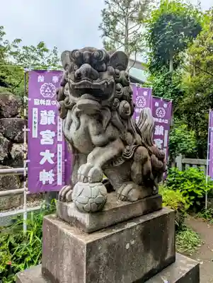 江島神社の狛犬