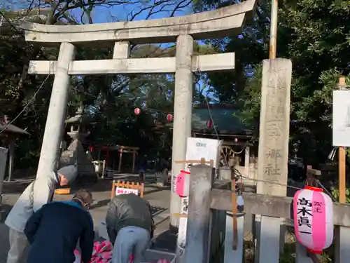 井河麻神社の鳥居