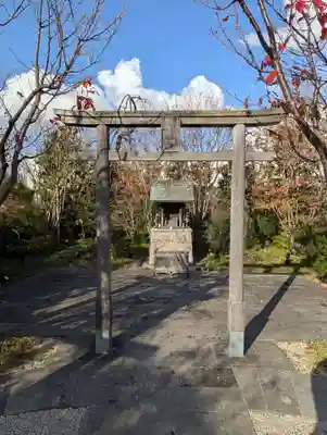 鉄道神社の鳥居