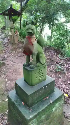 玉澤稲穂神社の狛犬