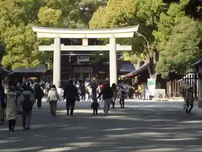明治神宮の鳥居