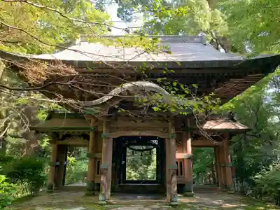 柞原八幡宮の山門・神門