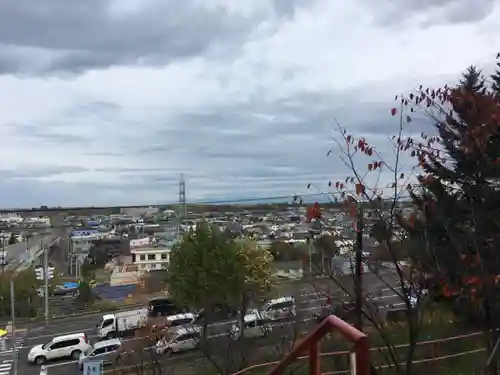 星置神社の景色